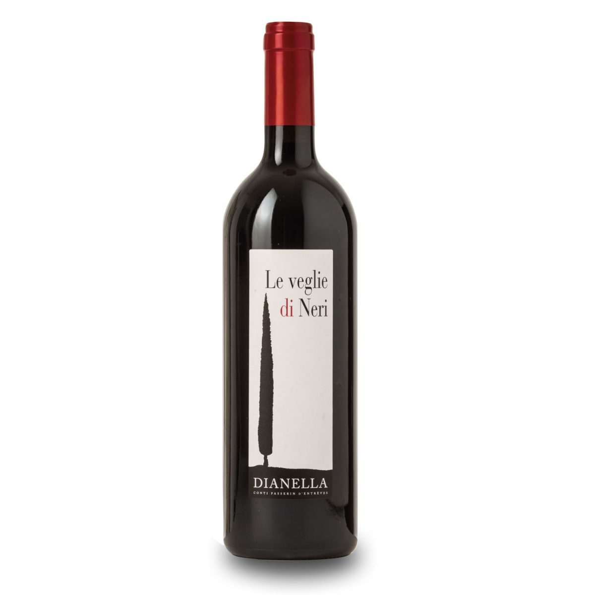 Bottiglia di Le Veglie di Neri Super Tuscan biologico Fattoria Dianella