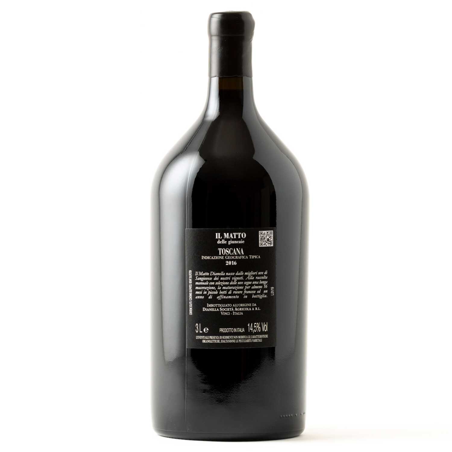 Bottiglia di Il Matto delle Giuncaie Sangiovese biologico Fattoria Dianella