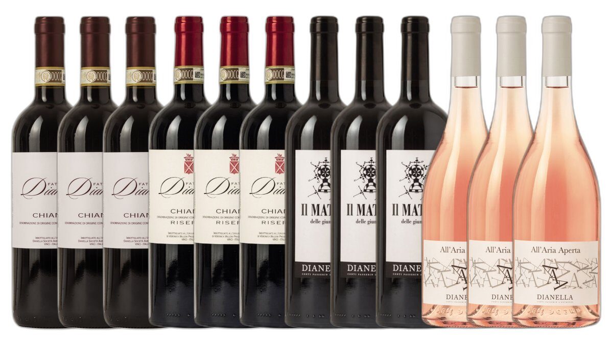 Bundle vini Sangiovese: Chianti DOCG, Chianti Riserva, Il Matto delle Giuncaie, All'Aria Aperta